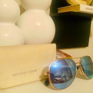 Michael kors blue aviator sunglasses